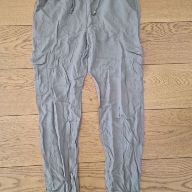 Pantalon cargo gris Lascana, taille 36, comme neuf