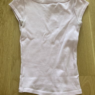Zara Pink T-Shirt mit kurzen Ärmeln