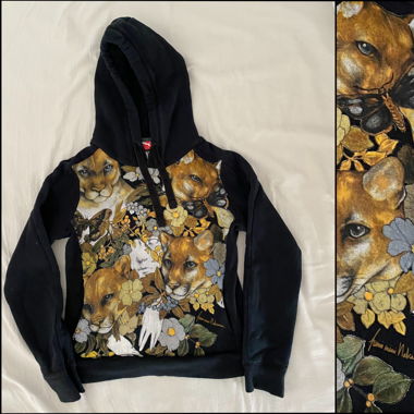Patterned sport Hoodie 
