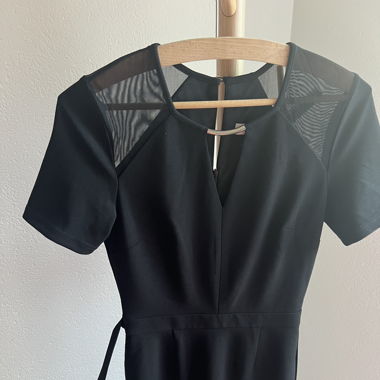 MORGAN total black dress woman S