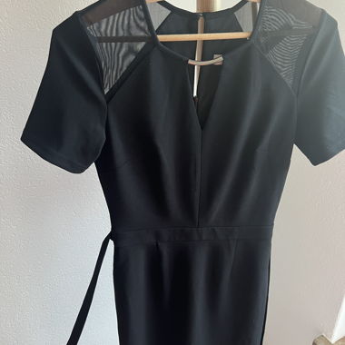 MORGAN total black dress woman S