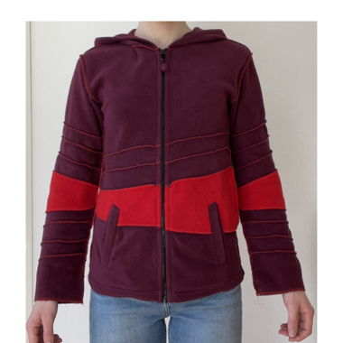 Vlies-Jacke mit Zwergenmütze