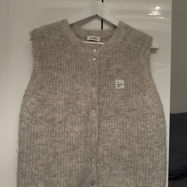 American Vintage Strickweste beige