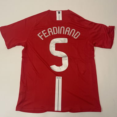 Manchester United UCL Final 2008 Ferdinand Trikot