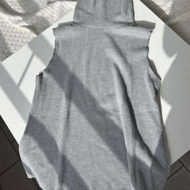 ZARA grey sleeveless turtleneck top