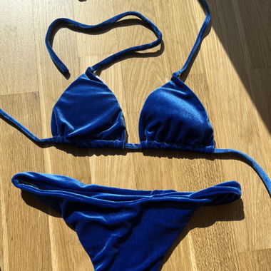 Maillot de bain bleu 