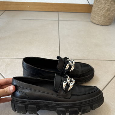 Mocassins en cuir 