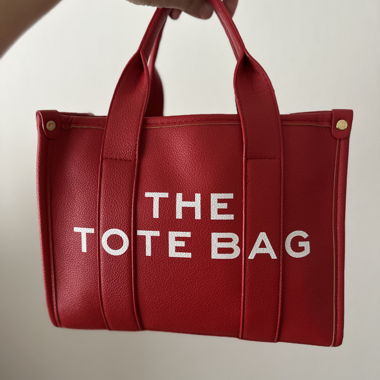 Sac cabas rouge « THE TOTE BAG »