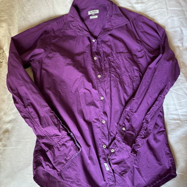 Bellerose Purple Slim Shirt - chemise 