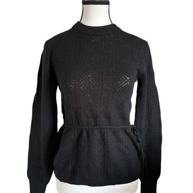 Object Black Knit Sweater