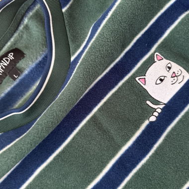 RIPNDIP striped sweatshirt