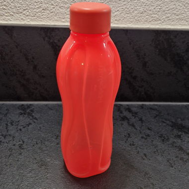 Bouteille plastique orange Tupperware 500ml
