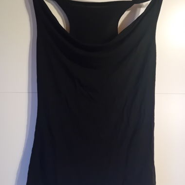 Schwarzes Top, vielseitig - Grösse M