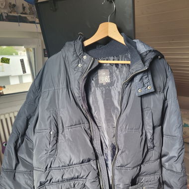 Winter Puffer Jacke mit Kapuze 