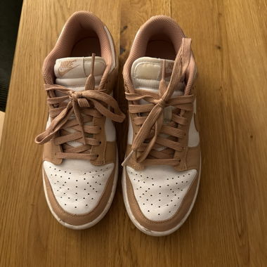 Nike sneakers in pink and white