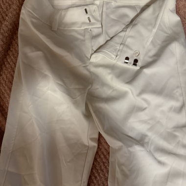 Pantaloni bianchi Bershka EU 38