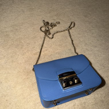 Sac bandoulière bleu Furla