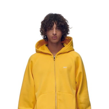 Yellow 6PM Zip-Hoodie