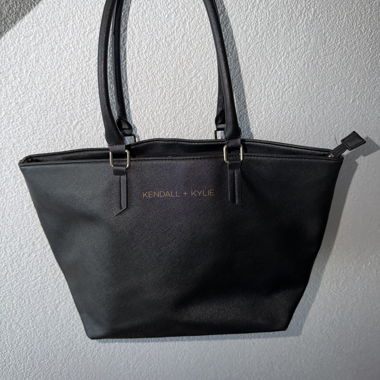 KENDALL & KYLIE Black Tote Bag