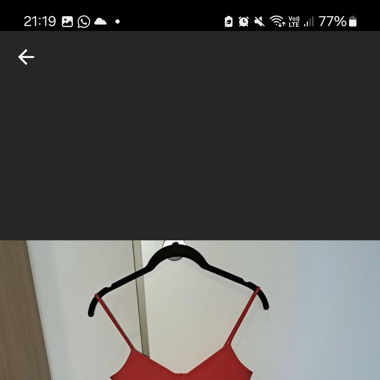 Rotes mini Kleid