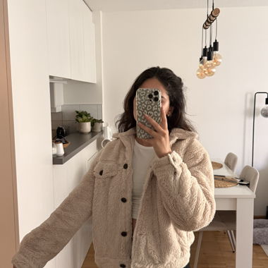 Veste Teddy beige