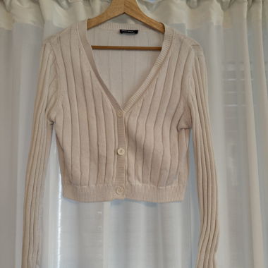 Cardigan in maglia bianco
