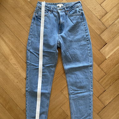 Jeans mom H&M azzurri