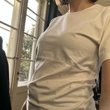 Basic white T-shirt