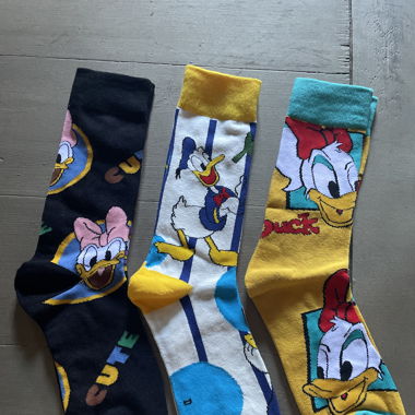 3 pair Chaussettes Disney brodées