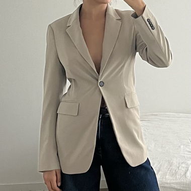 Beige Blazer