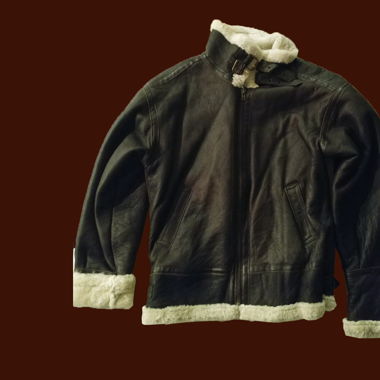 Leather Jacket with Australian Shearling Wool