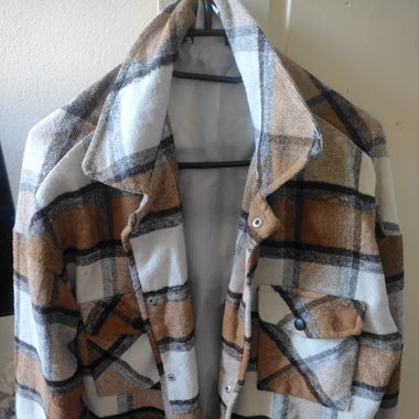 Veste à carreaux 
