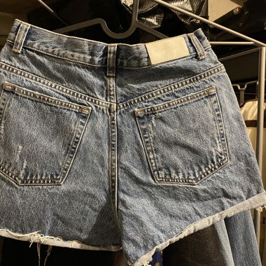 Short in jeans a vita alta - The Kooples