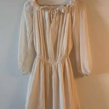 Beige women’s dress