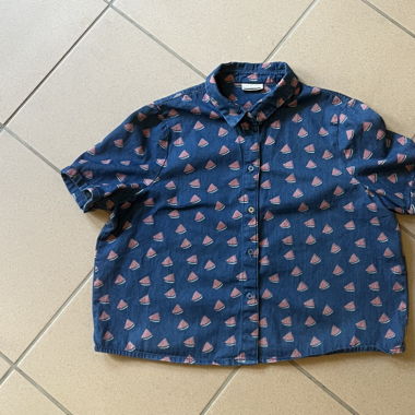 Watermelon cropped shirt Noisy May