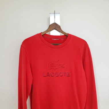Pull Lacoste rouge