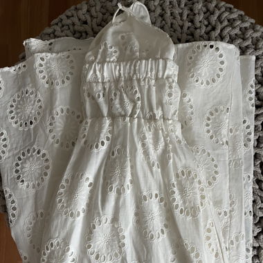 White beach dress