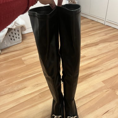 Hohe Stiefel High Heels