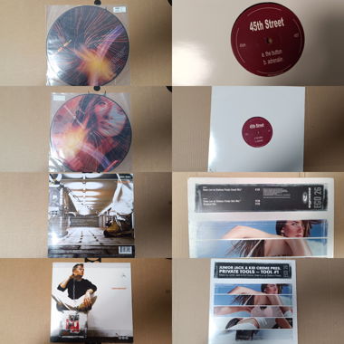 Lot of 8 electronic/house/techno vinyls