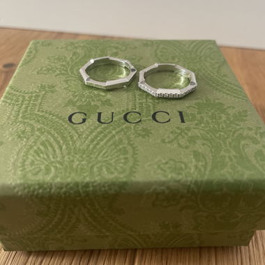 Gucci Love to Link rings / white gold!