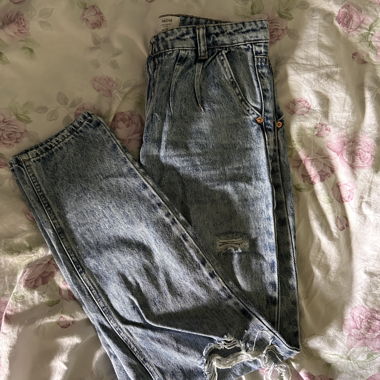Ripped Jeans High waist, Gr. 38