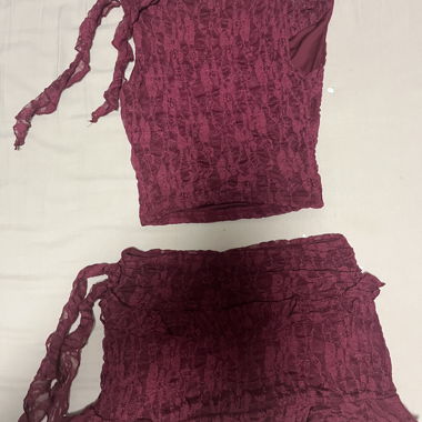 Bershka Spitze-Top-Set