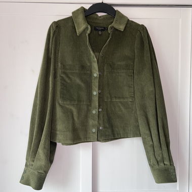 Cord Boxy Shirt Jacket