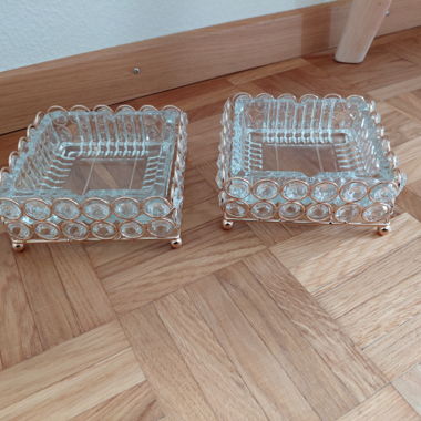 Kristall-Glas Aufbewahrungssets