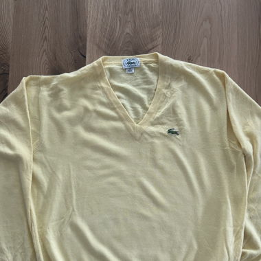 Pull Lacoste jaune 
