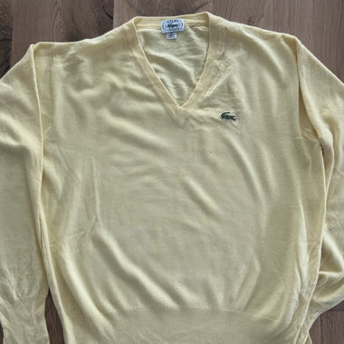 Pull Lacoste jaune 