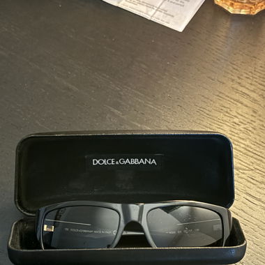 Dolce & Gabbana modern black sunglasses