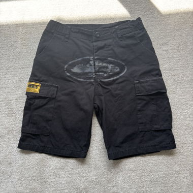 Short Corteiz cargo noir Guerrillaz