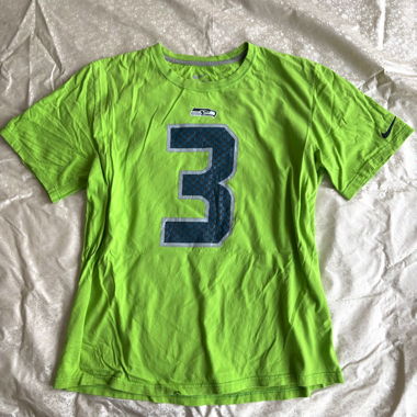 2014 Boxy cut thick seamless large print Nike tee