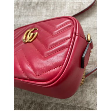 Gucci rote Leder Crossbody Tasche
